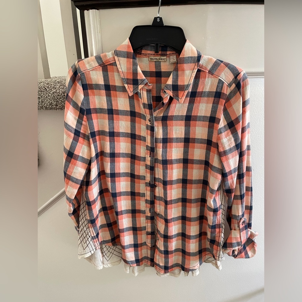 Holding Horses - Lightweight flannel top